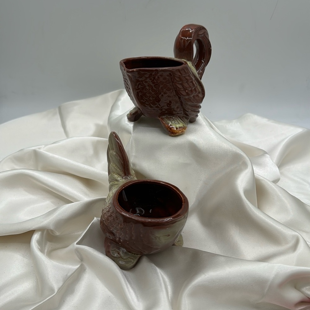 Unusual Creamer and Sugar Set.